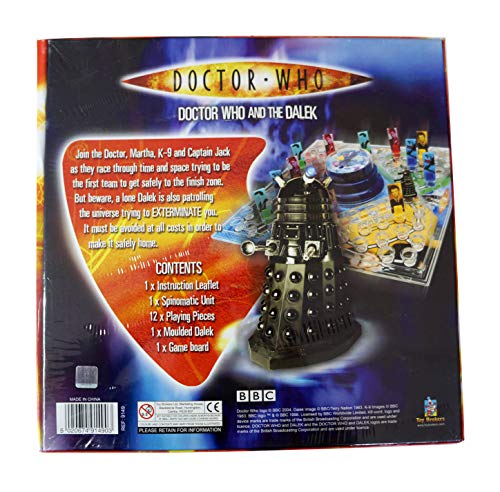 Vintage 2008 Doctor Dr Who And The Dalek Spinomatic Board Game - Former Shop Counter Display Set