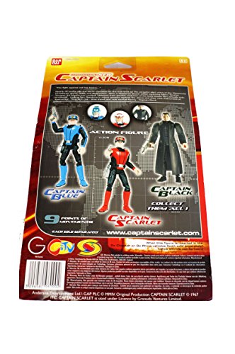 Gerry Andersons NEW Captain Scarlet Captain Black 6" Action Figure Brand New Shop Stock Room Find …
