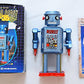 Vintage Masudaya 4 1/2 Inch Tall Wind Up Motor Antique Robot R-35 Action Figure Shop Stock Room Find …