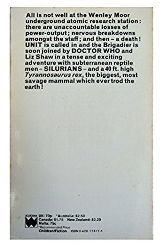 Doctor Who and the Cave-Monsters [paperback] Malcolm Hulke [Jan 01, 1975] …