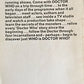 The Making Of Doctor Who Target Paperback Novel 1976 By Terrance Dicks And Malcolm Hulke.
