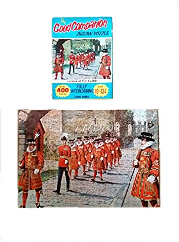 Vintage 1960's The Good Companion Jigsaw Puzzle 400 Piece Fully Interlocking Jigsaw Puzzle Number 106 Yeoman Of The Guard 100% Complete In The Original Box …
