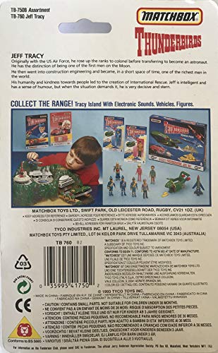 Vintage Matchbox 1992 Gerry Andersons Thunderbirds Jeff Tracy Action Figure - Brand New Factory Sealed Shop Stock Room Find