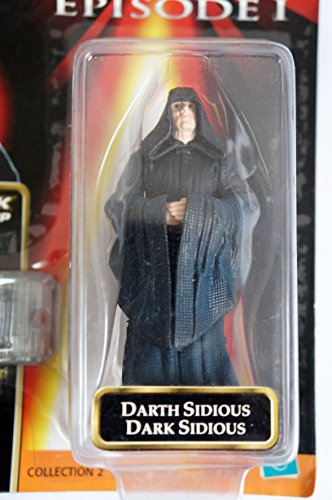 Vintage 1999 Star Wars Episode 1 Darth Dark Sidious Action Figure With Comm Talk Chip - Factory Sealed Shop Stock Room Find