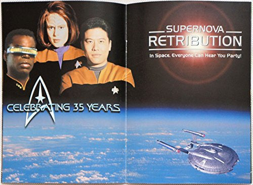 Vintage 2001 Supernova Retribution Convention Program 05-10-01 - 07-10-01 Manchester UK Featuring Stars From The Star Trek Universe …
