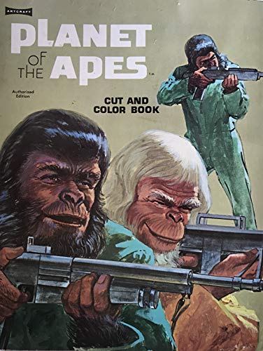 Vintage 1974 Planet Of The Apes Cut And Color Activity Book Authorized Edition Mint Condition Shop Stock Room Find …