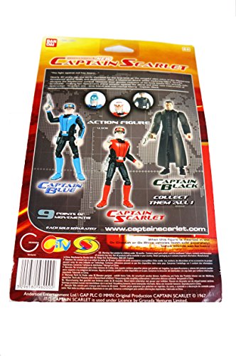 Gerry Andersons NEW Captain Scarlet Captain Blue 6" Action Figure Brand New Shop Stock Room Find …