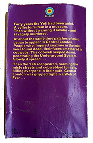 Doctor Who and the Web of Fear [paperback] TERRANCE DICKS [Jan 01, 1976] …