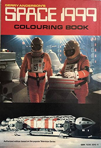 Vintage 1975 Gerry Andersons Space 1999 Colouring Book - Unused Shop Stock Room Find