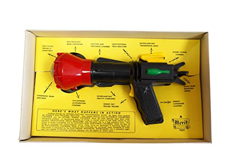 Vintage 1953 Space Pilot 3 Colour Super Sonic Gun With High Frequency Resonator By Merit Complete And In The Original Box - ULTRA RARE - …