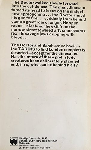Doctor Who And The Dinosaur Invasion [paperback] Hulke, Malcolm [Jan 01, 1984] …