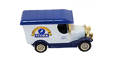 Vintage 1995 Oxford Die-Cast 1930's Morris Bullnose Delivery Van Limited Edition Diecast Replica No. 054G Stork 75 Years Of Great Backing 1920-1995 Aniversary Special …