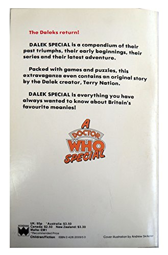 Terry Nations Dalek Special (Target) by Terry Nation (1-Jun-1905) Paperback [Paperback] [Jan 01, 1600] …
