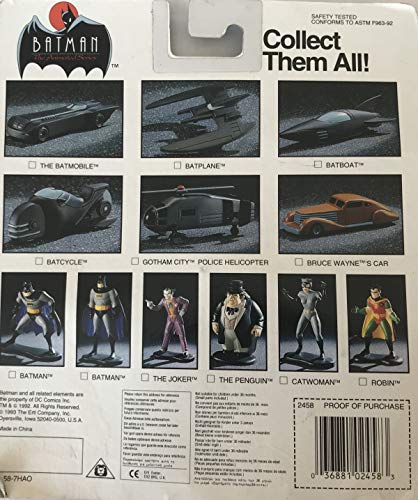 Batman The Animated Series Vintage ERTL1993 Bruce Waynes Car 1:64 Scale Diecast Replica Model Vehicle - New In Pack - Shop Stock Room Find …