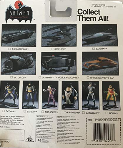 Batman The Animated Series Vintage ERTL1993 Bruce Waynes Car 1:64 Scale Diecast Replica Model Vehicle - New In Pack - Shop Stock Room Find …