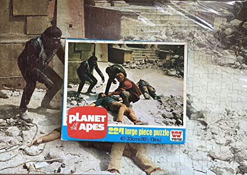 Planet Of The Apes Vintage 1974 Whitman 224 Piece Large Jigsaw Puzzle Number 7512 …