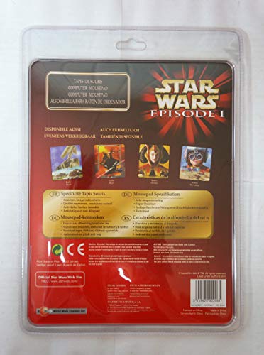 Vintage 1998 Star Wars Episode 1 The Phantom Menace Queen Padme Amidala Computer Mouse Mat - Brand New Factory Sealed Shop Stock Room Find