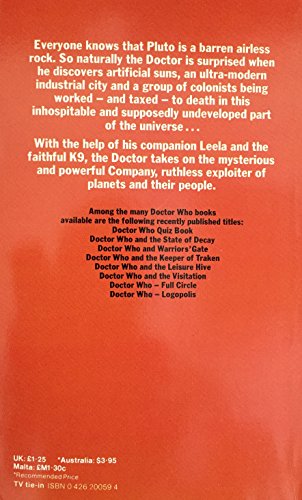 Doctor Who and the Sunmakers (A Target book) by Terrance Dicks (18-Nov-1982) Mass Market Paperback [mass_market] [Jan 01, 1600] …