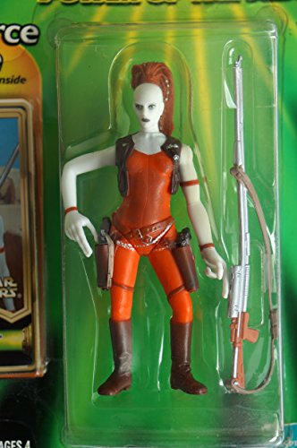 Vintage 2000 Star Wars Power Of The Jedi Collection 1 Aurra Sing Bounty Hunter Action Figure - Brand New Factory Sealed Shop Stock Room Find