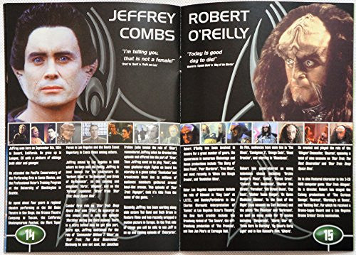 Vintage 2001 Supernova Retribution Convention Program 05-10-01 - 07-10-01 Manchester UK Featuring Stars From The Star Trek Universe …