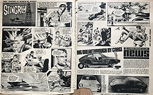 Vintage Ultra Rare Series 1 TV21 Comic Magazine Blue Edition Issue No. 168 6th April 2068 (1968) …