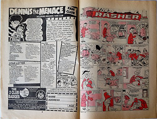 THE BEANO UK COMIC Jan 31st 1987 No. 2324 …