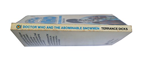Doctor Who And The Abominable Snowmen [paperback] Terrance Dicks [Jan 01, 1978] …