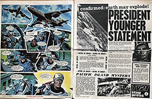 Vintage Ultra Rare Series 1 TV21 Comic Magazine Magenta Edition Issue No. 164 9th March 2068 (1968) …