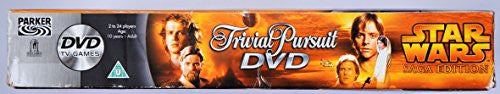 Vintage Parker 2005 Star Wars Saga Edition Trivia Pursuit DVD Interactive Video Board Game - Factory Sealed Shop Stock Room Find