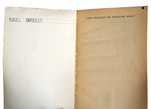 The Making Of Doctor Who Target Paperback Novel 1976 By Terrance Dicks And Malcolm Hulke.