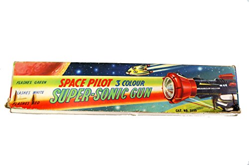 Vintage 1953 Space Pilot 3 Colour Super Sonic Gun With High Frequency Resonator By Merit Complete And In The Original Box - ULTRA RARE - …