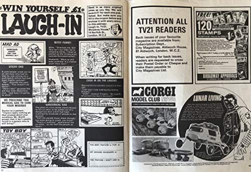 Vintage Ultra Rare TV21 Comic Magazine Issue No. 69 16th January 1971 …