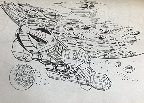 Vintage 1975 Gerry Andersons Space 1999 Colouring Book - Unused Shop Stock Room Find