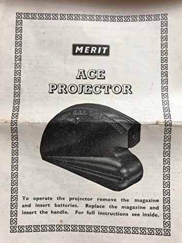 Ultra Rare Vintage Merit S.E.L Ace Projector Presentation Set Including 7 Film Strips Each Film Considtion Of 39 Pictures By J & L Randall Ltd - Mint Condition Unsold Shop Stock Room Find …