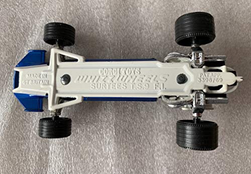Whizzwheels Vintage Corgi 1972 Surtees T.S.9 F/1 Racing Car Diecast Replica Vehicle With Driver Released By Corgi Number 150 - In The Original Box - Shop Stock Room Find …